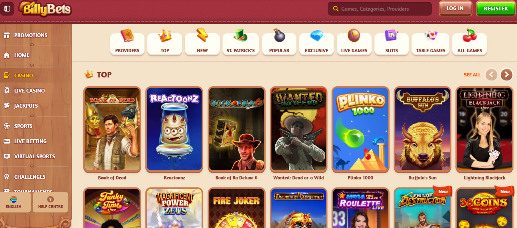 Erfahrungen und Fakten zum BillyBets Online Casino Erfahrungen und Fakten zum BillyBets Online Casino